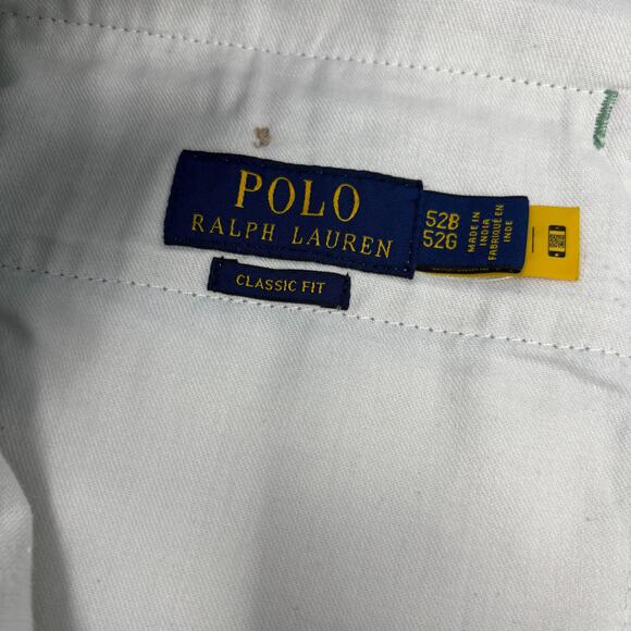 Polo Ralph Lauren 52B Faded Mint Green Classic Fit Chino Khaki Shorts NWT - Picture 3 of 6